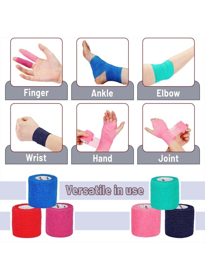 Self Adhesive Bandage Wrap, Assorted Colors, 2