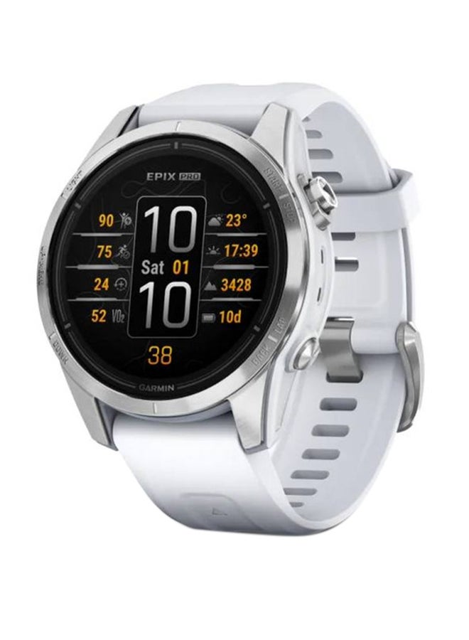 epix Pro (Gen 2) – Standard Edition Silver with White Stone Band