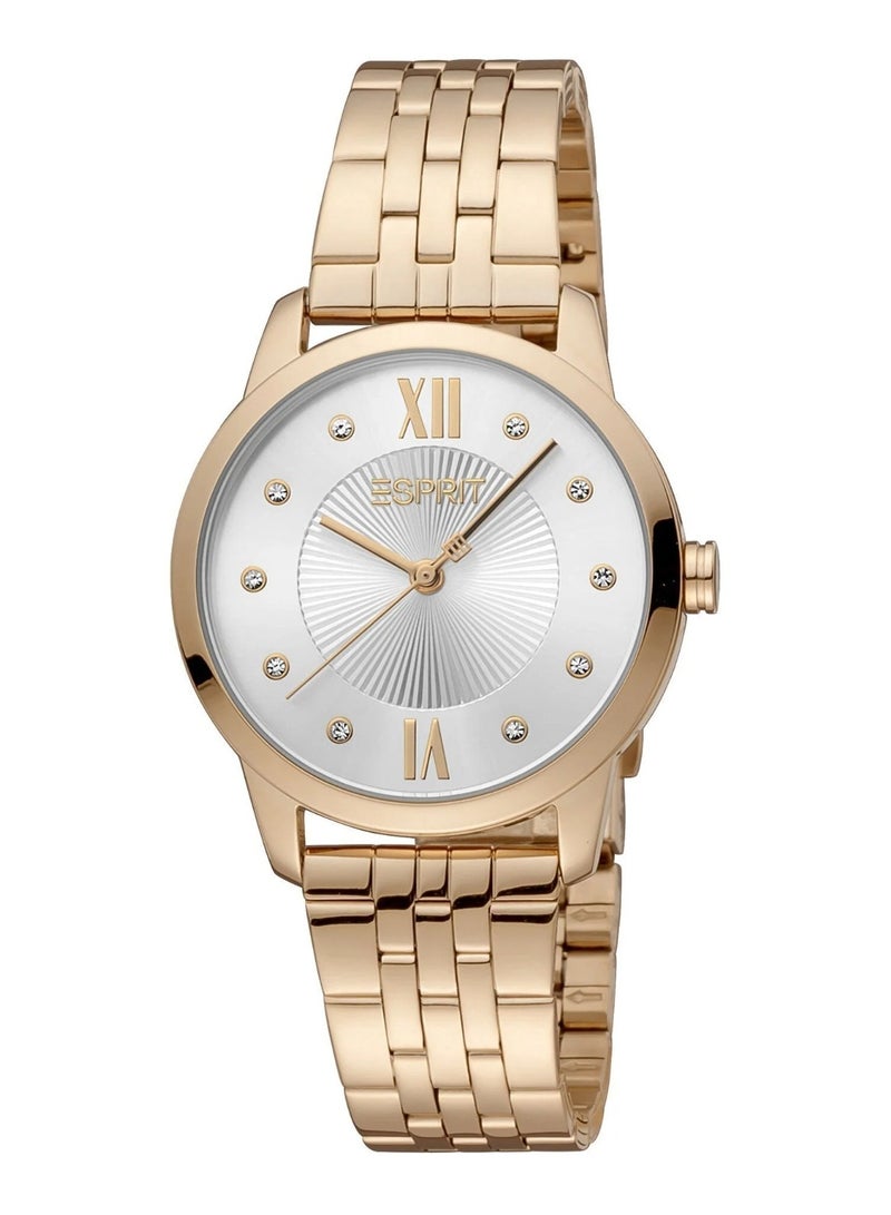Esprit Stainless Steel Analog Women's Watch With Stainless Steel Rose Gold Band  ES1L276M1075