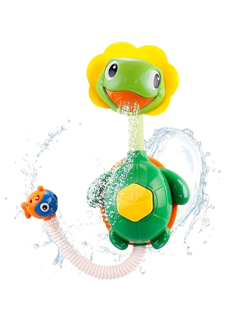 Altheqa Turtle Baby Bath Toys Spray Bathing Tub Fountain Toys for Kid Hand Shower