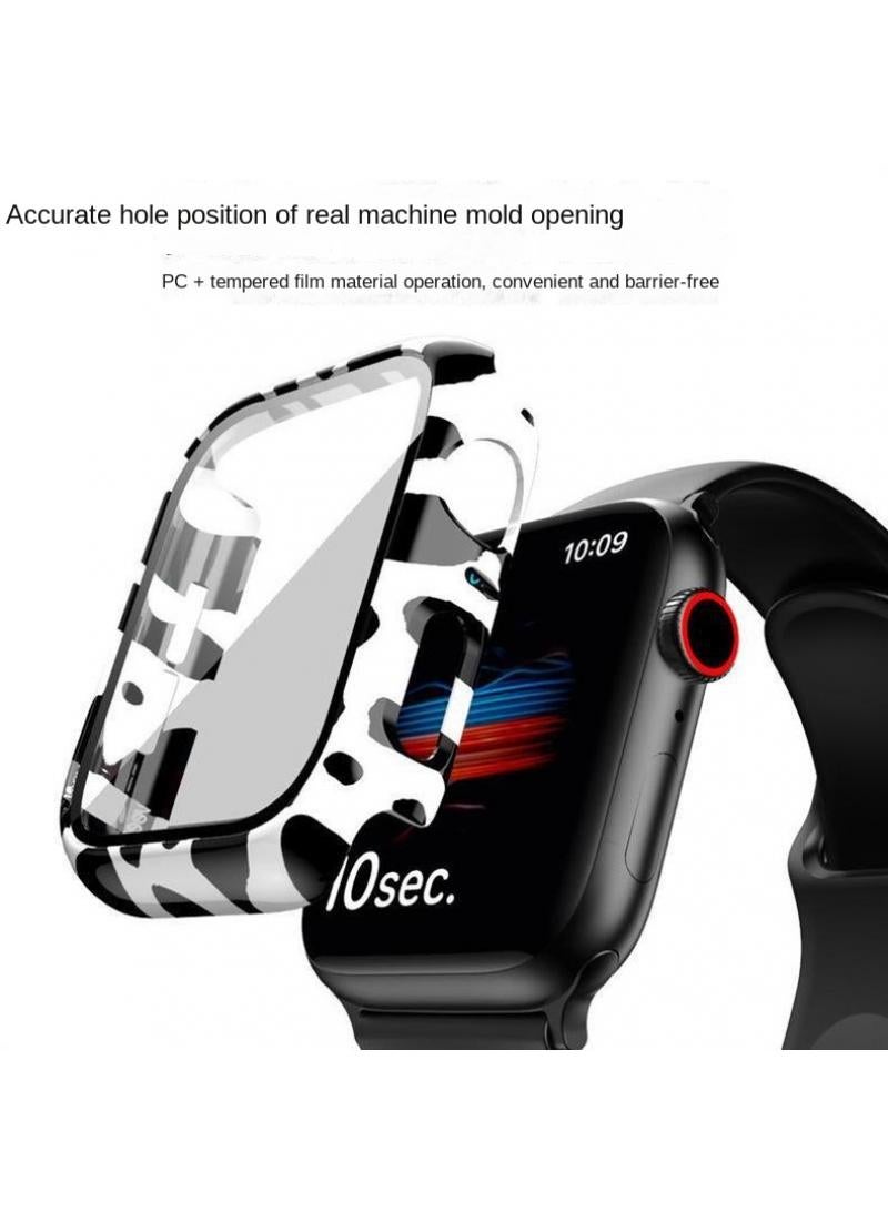 Suitable For AppleWatch 40mm universal Watch Tempered Film Integrated Protective Case