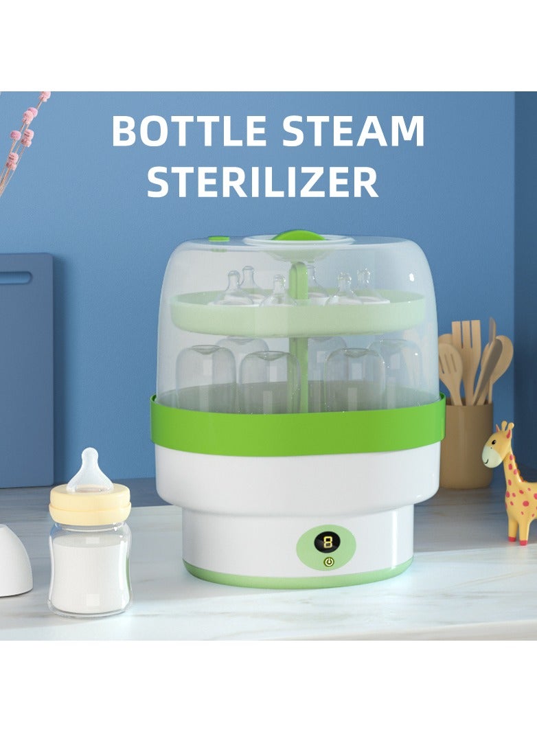 Baby Bottle Warmer,  Baby Bottle Steam Sterilizer Dryer Machine for Baby Milk Breastmilk Formula