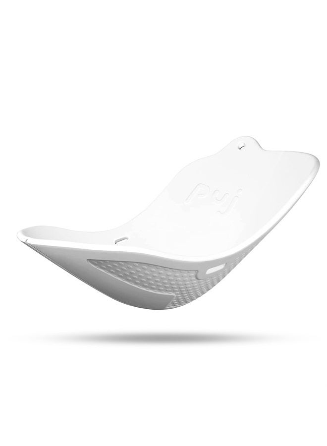 – Puj Flyte Compact Infant Bathtub, Baby Bathtub for Newborns and Infants, Stylish Baby Bath Essentials for Home and Travel, 23.5 x 10.51 x 1.5 inches, White
