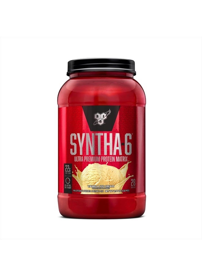 SYNTHA-6 Whey Protein Powder, Vanilla Milk Isolate Protein Powder with Micellar Casein, Ice Cream, 28 Servings (Package May Vary)
