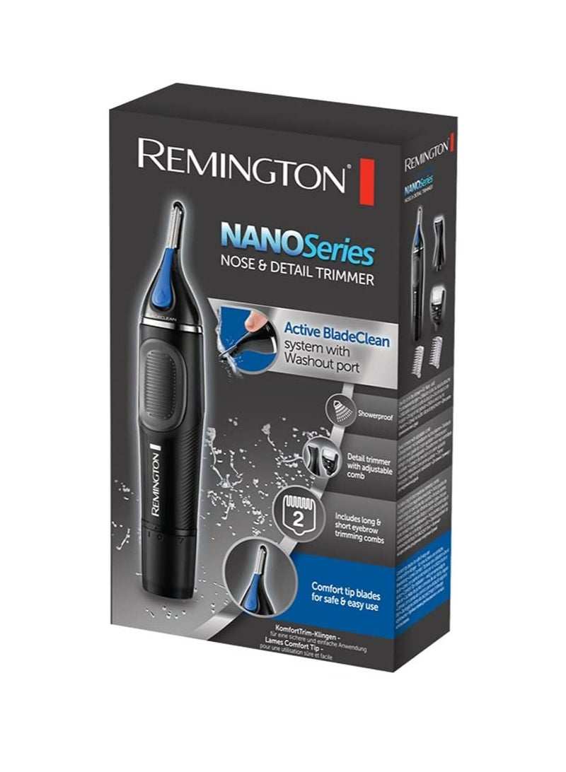 Nose & Ear Hair trimmer, Nano Series NE3870 Lithium Battery, Black