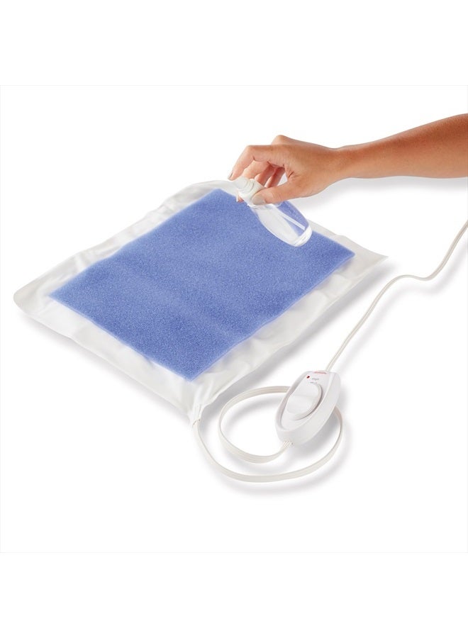 Heating Pad for Pain Relief | Standard Size Ultra Heat, 3 Heat Settings | Light Blue, 12 Inch x 15 Inch