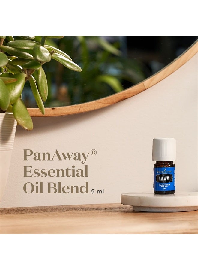 PanAway 5ml - Soothing Essential Oil Blend of Clove, Helichrysum, Peppermint, and Wintergreen for Natural Relief of Aches and Discomfort