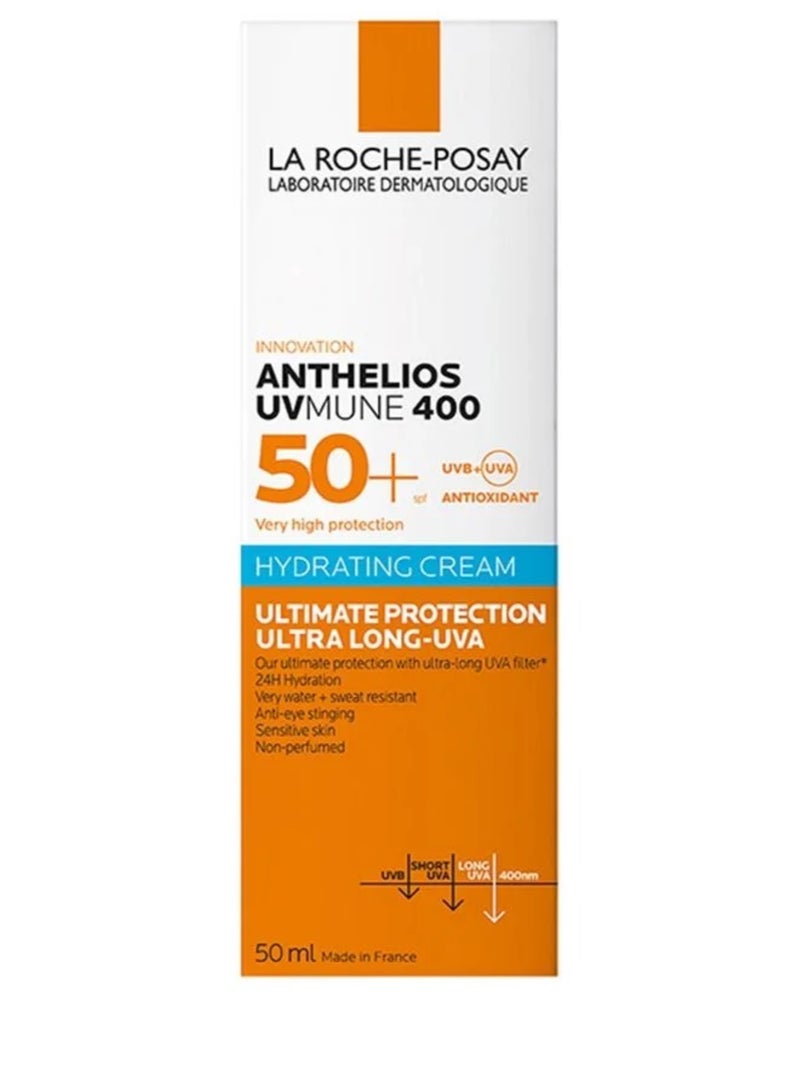 La Roche-Posay Anthelios UVMune 400 Moisturizing Sunscreen Cream SPF50+ 50 ml