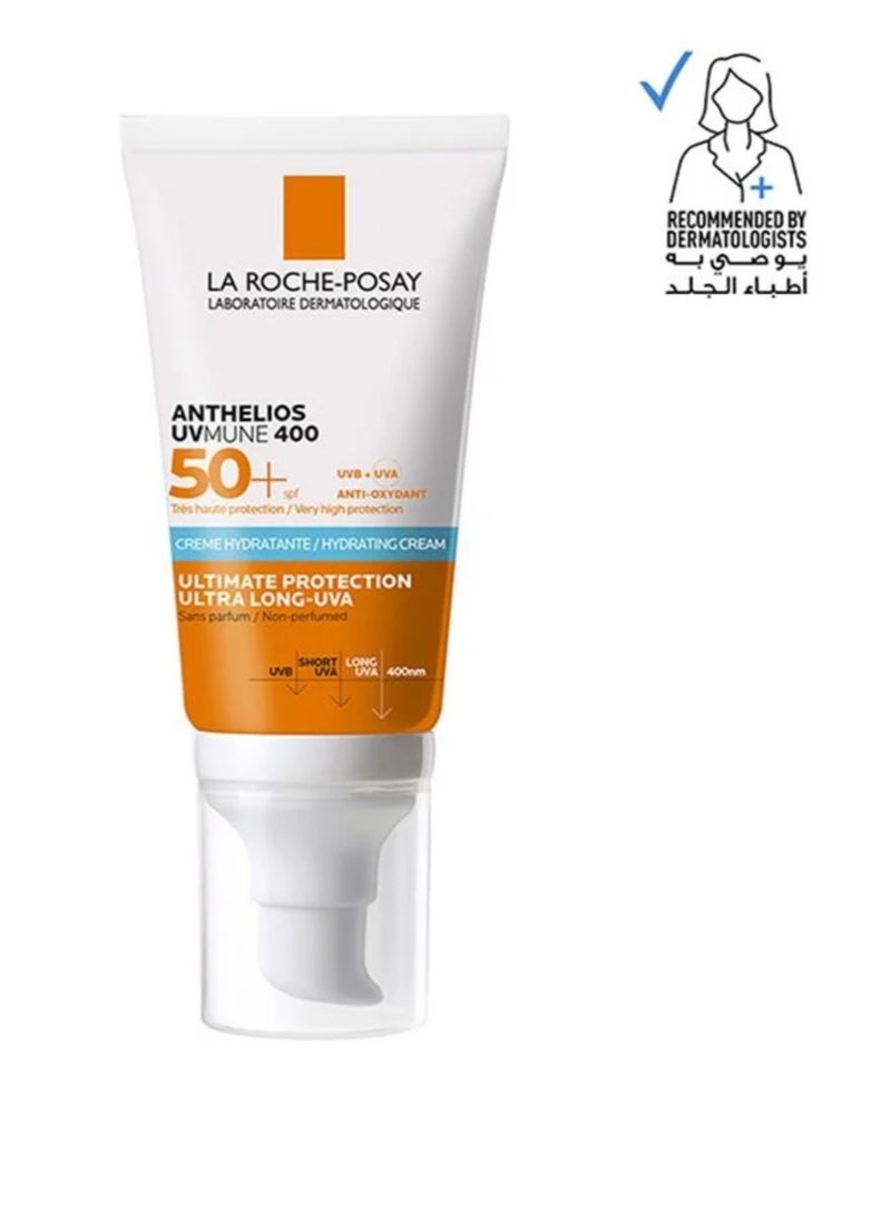 La Roche-Posay Anthelios UVMune 400 Moisturizing Sunscreen Cream SPF50+ 50 ml
