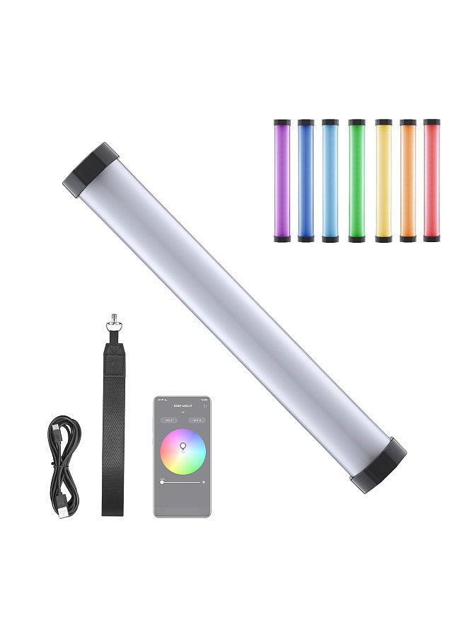 TL30 Full Color RGB Tube Light Professional LED Photography Light Wand Bi-Color Temperature 2700K-6500K CRI97 TLCL99 APP/On-Board Control with Storage Bag