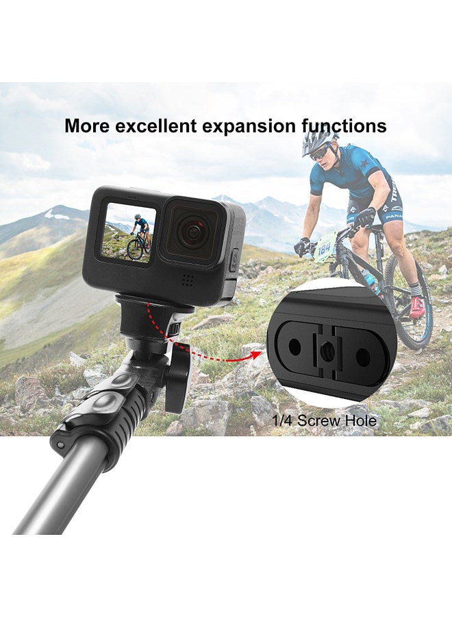 Camera Metal Replacement Base Folding Tripod Adapter Replacement for GoPro HERO9/8/Max Cameras