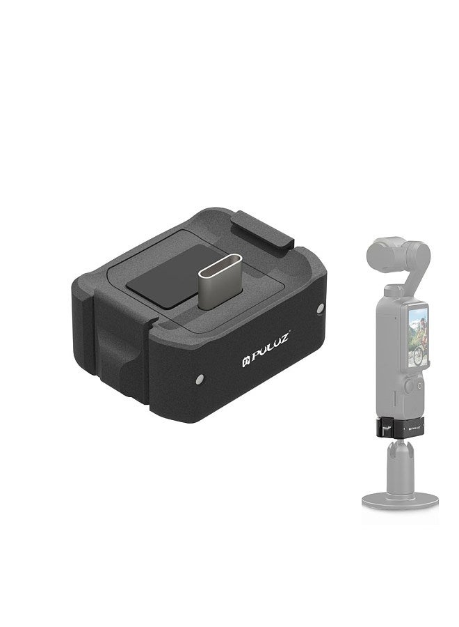 PU897B Camera Charging Adapter Base Camera Stand Base Mount Adapter Compatible with DJI OSMO Pocket 3