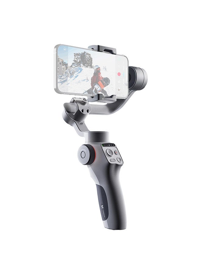 Capture 5 3-Axis Stabilizer Gimbal Stabilizer with LCD Screen for Smartphone 450g/0.99lbs Payload Anti-shaking Support BT Connection App Control Tripod Stand