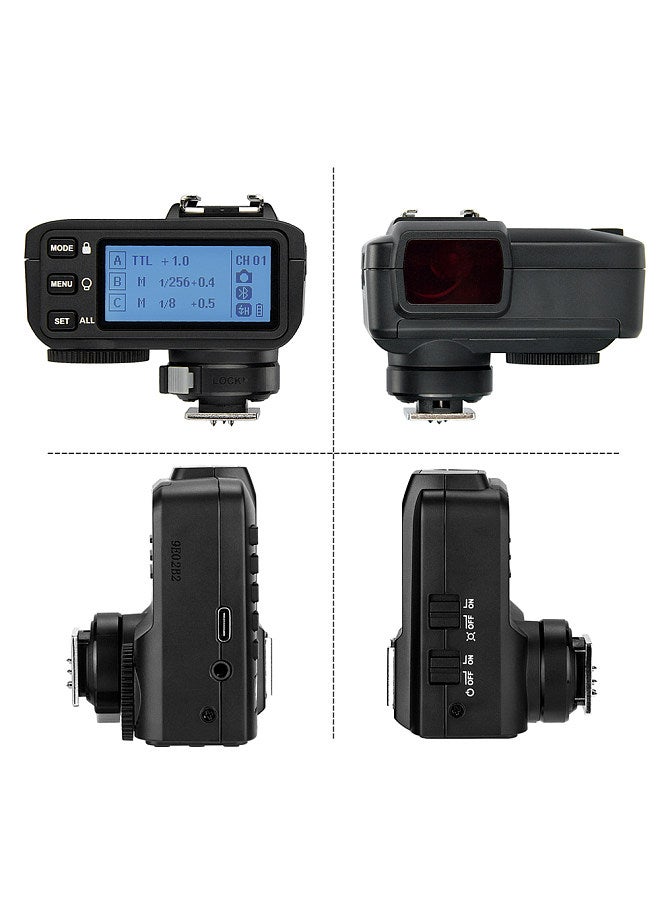 X2T-O TTL Wireless Flash Trigger 1/8000s HSS 2.4G Wireless Trigger Transmitter for Olympus Panasonic DSLR Cameras