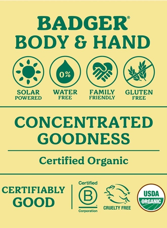 Foot Balm, Peppermint & Tea Tree, Heel Balm for Dry Cracked Feet, Certified Organic, Foot Balm with Essential Oils, Extra Virgin Olive and Jojoba Oils, 0.75 oz
