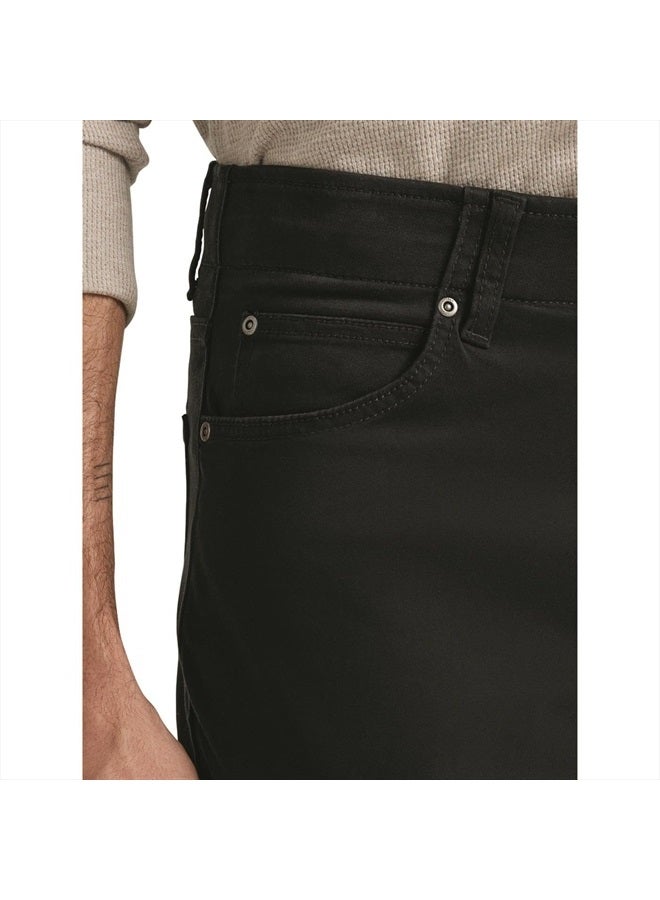 Men's Extreme Motion Straight Taper Jean Black 40W x 34L