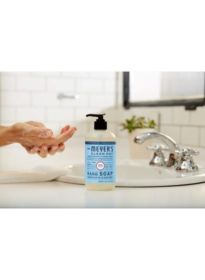 Hand Soap, Made with Essential Oils, Biodegradable Formula, Rain Water, 12.5 fl. oz - Pack of 3