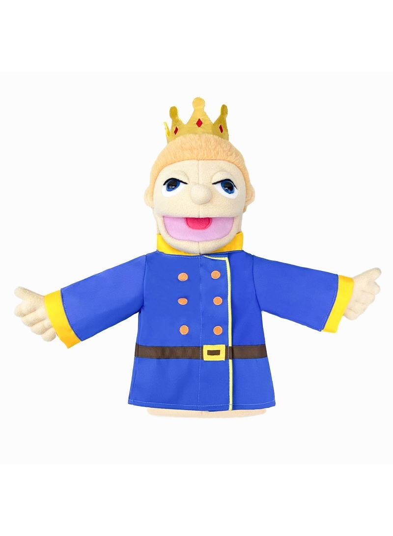 1 Pcs Prince Professional Figurine Role Playing Parent-Child Interaction Toy Family Companionship Plush Doll Figurine Toy Hand Puppet
