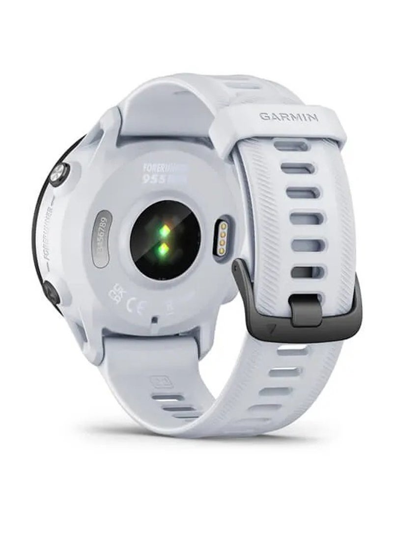 Forerunner 955 Solar Smartwatch White Stone
