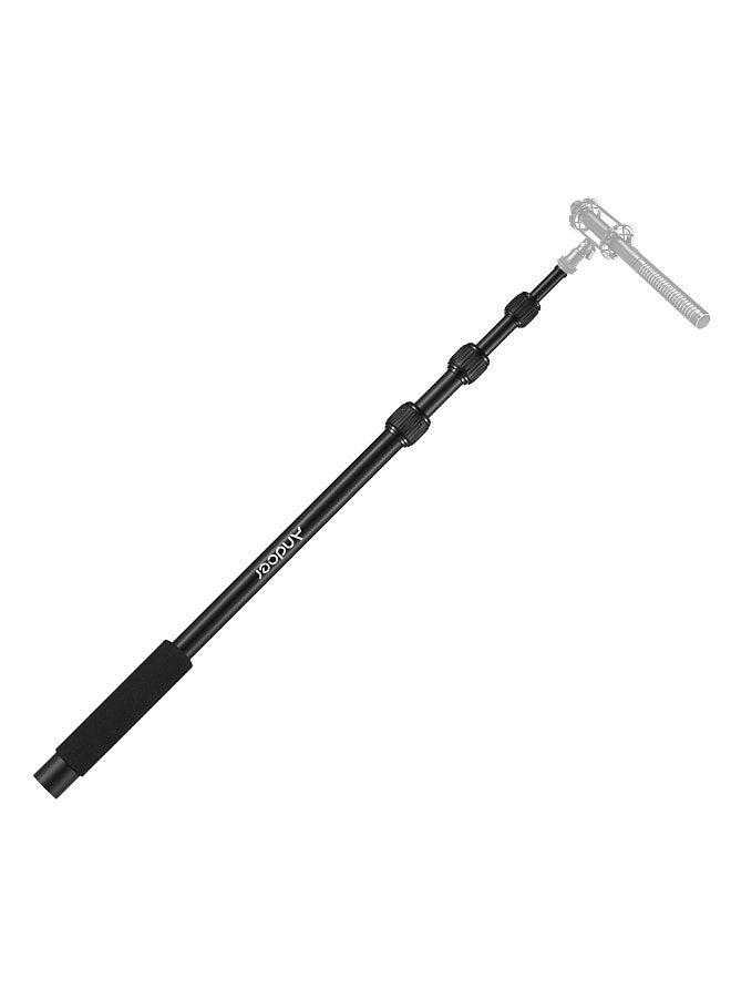Handheld Microphone Boom Arm 4-Section Extendable Mic Arm Aluminum Alloy Boom Pole