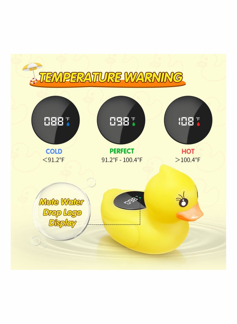 Baby Bath Thermometer Digital Bathtub Temperature Thermometer Kids Bathroom Safety Bathing Floating Toy For Infant Newborn