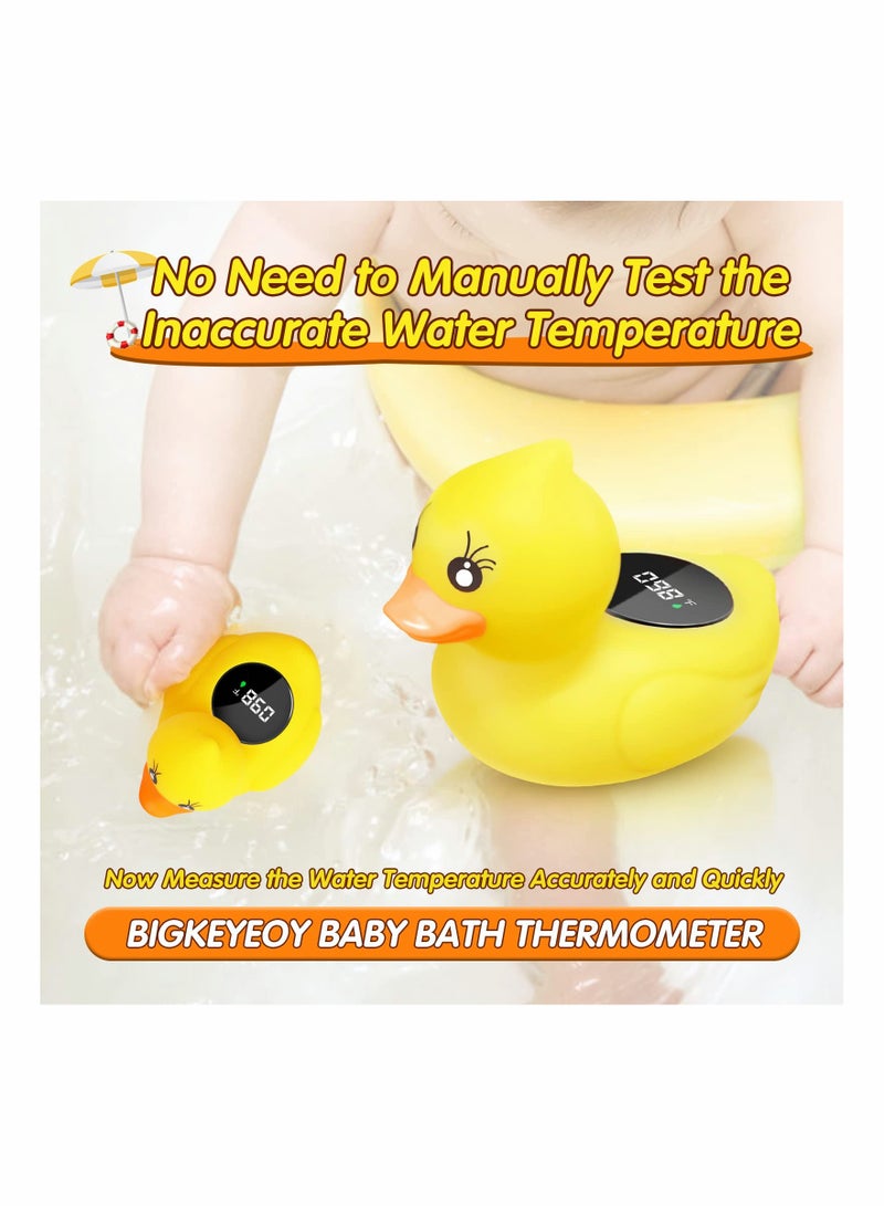 Baby Bath Thermometer Digital Bathtub Temperature Thermometer Kids Bathroom Safety Bathing Floating Toy For Infant Newborn