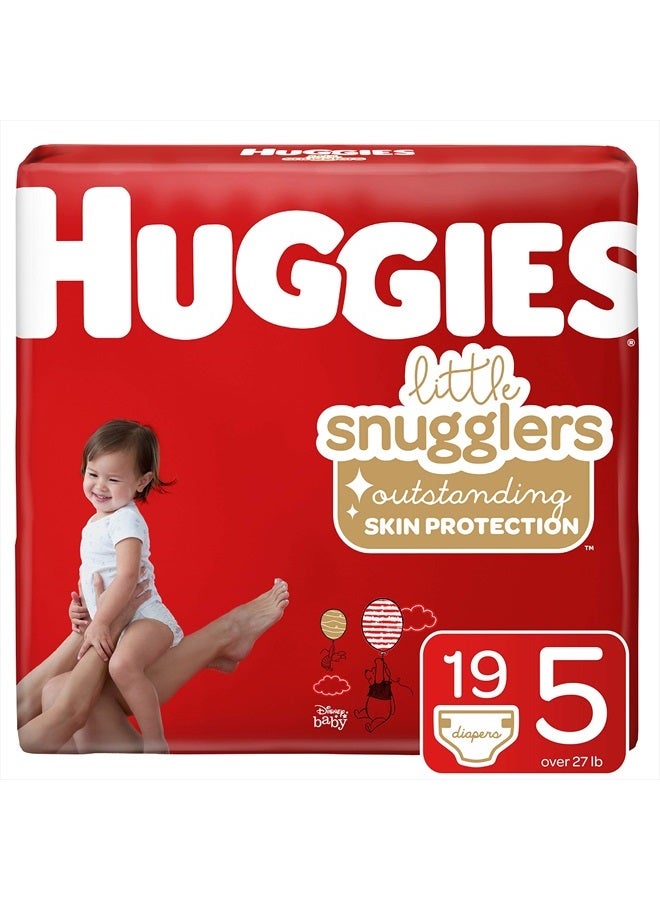 Huggies Little Snugglers Baby Diapers, Size 5, 19 Ct
