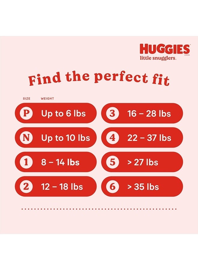 Huggies Size 2 Diapers, Little Snugglers Baby Diapers, Size 2 (12-18 lbs), 72 Count