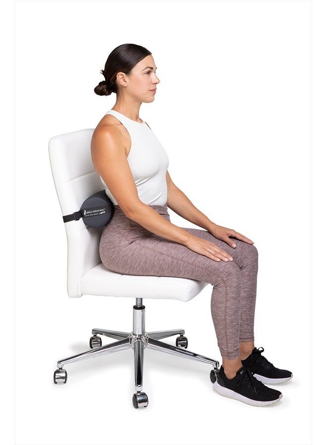 The Original McKenzie Lumbar Roll – USA-Made Low Back Lumbar Support for Office Chair & Car Seat Back Support Cushion. The Preferred Lumbar Pillow by Physical Therapists - Standard Density