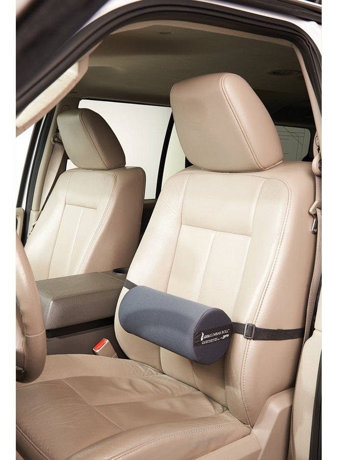 The Original McKenzie Lumbar Roll – USA-Made Low Back Lumbar Support for Office Chair & Car Seat Back Support Cushion. The Preferred Lumbar Pillow by Physical Therapists - Standard Density