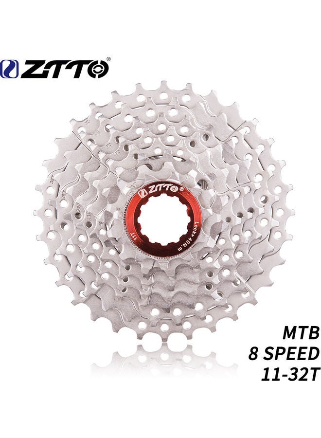 ZTTO 8 Speed 11-32T MTB Bicycle Cassette Mountain Bike Steel 8s 8v K7 Freewheel Flywheel Bicycle Parts 15*15*15cm