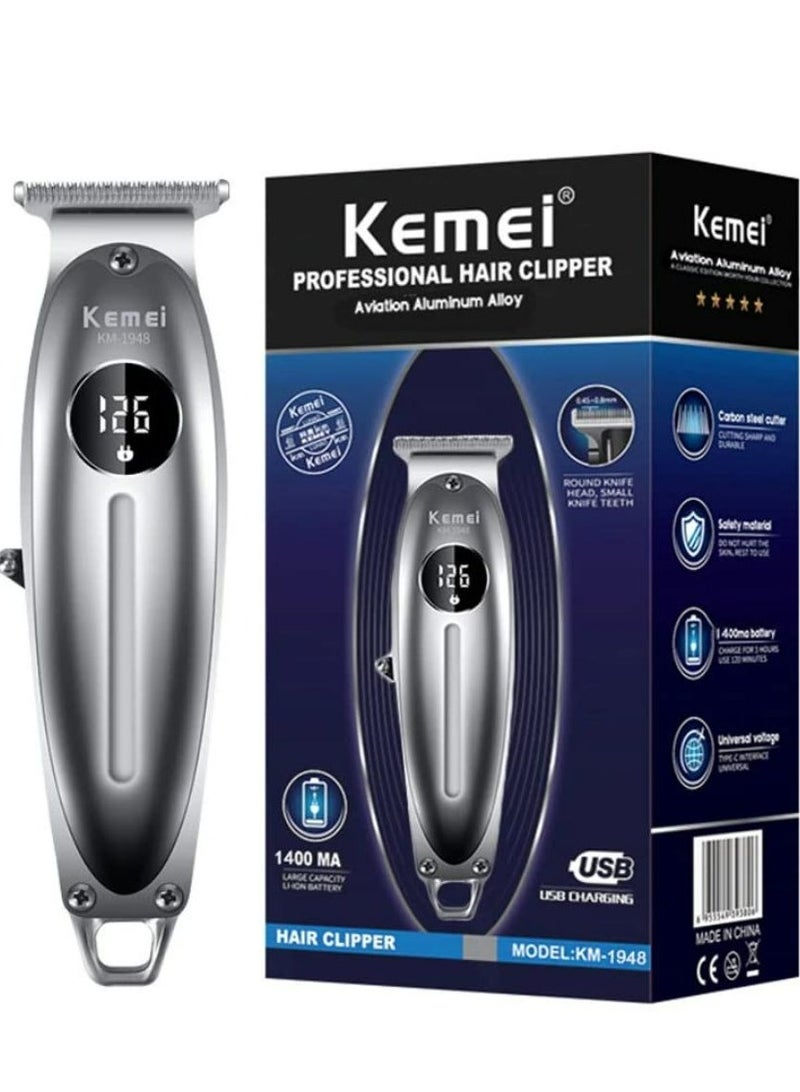 Professional Barber Clippers Hair Cutting Trimmer KM-1948