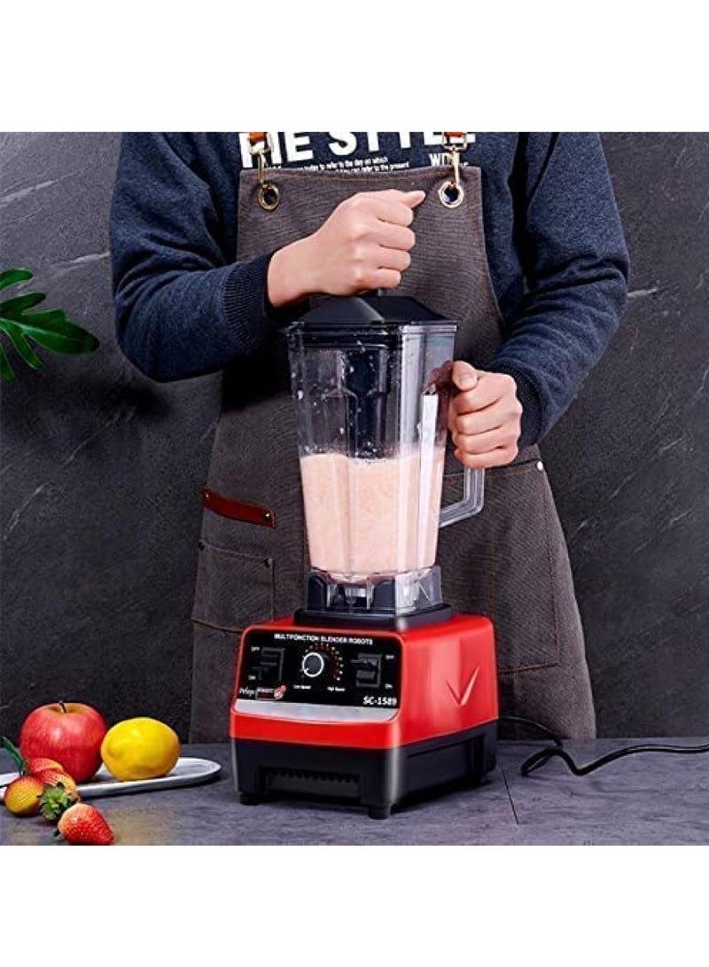 Silver Crest 4500w Heavy Duty Commercial Grade Blender With 2 Jars