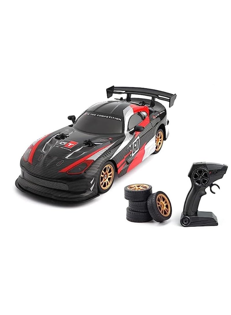 Remote Control RC Car, 2.4GHz Fast Stunt Drift RC Car, 1:16 High Speed Electric Waterproof RC Monster Toy, Strong And Durable Electric 4WD Drift Car For Kids Adults, (Black)