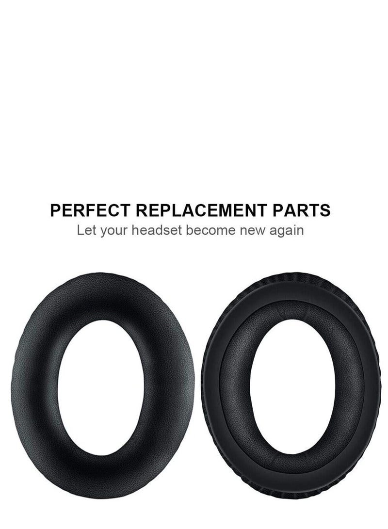 Headset Replacement Ear Pads Ear Cushions Kit Compatible for Bose, Aviation Headset X A10 A20 Headphone Ear Cups Ear Cover Earpads Repair Parts Memory Foam Earpads (Black) A20