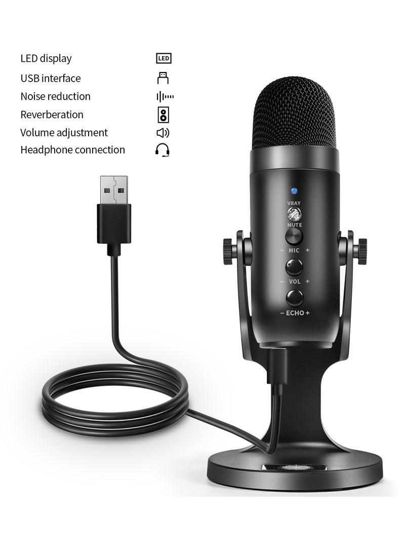 Jmary Multifunctional USB Recording Microphone (MC-PW8)