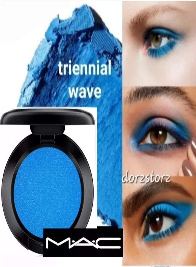 MAC Cosmetics Eye Shadow TRIENNIAL WAVEBRIGHT MEDIUM BLUE W/ COOL UNDERTONE 1.5g