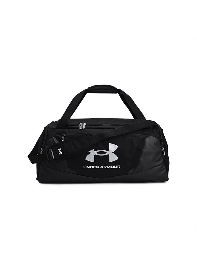 Unisex-Adult Undeniable 5.0 Duffle , Black (001)/Metallic Silver , Medium