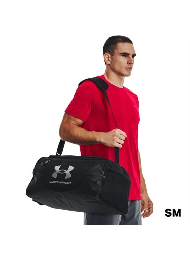 Unisex-Adult Undeniable 5.0 Duffle , Black (001)/Metallic Silver , Medium