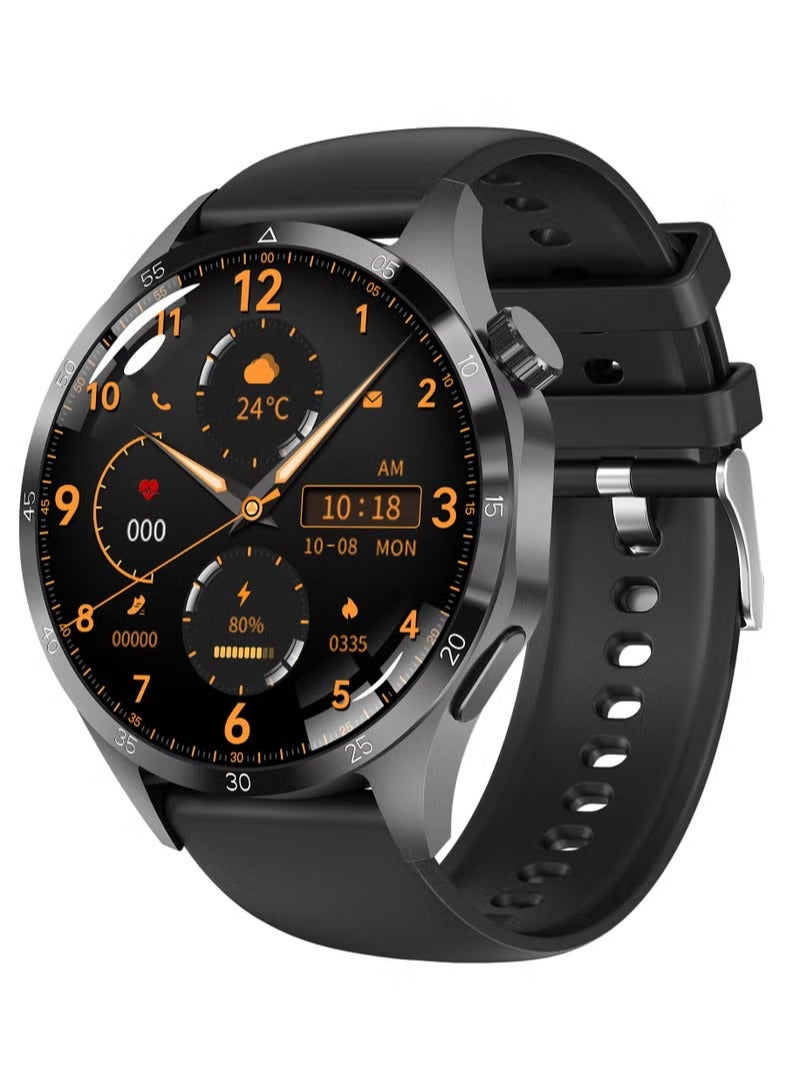 WATCH GT 4 Pro NFC smart watch for men 1.62 inch OLED ultra clear full screen IP68 waterproof long battery latest smart watch black