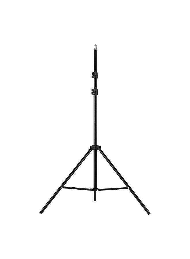 Adjustable Metal Tripod Light Stand Max. Height 1.6M/5.2ft with 1/4 Inch Screw for Photography Studio LED Video Light Umbrella Ring Light