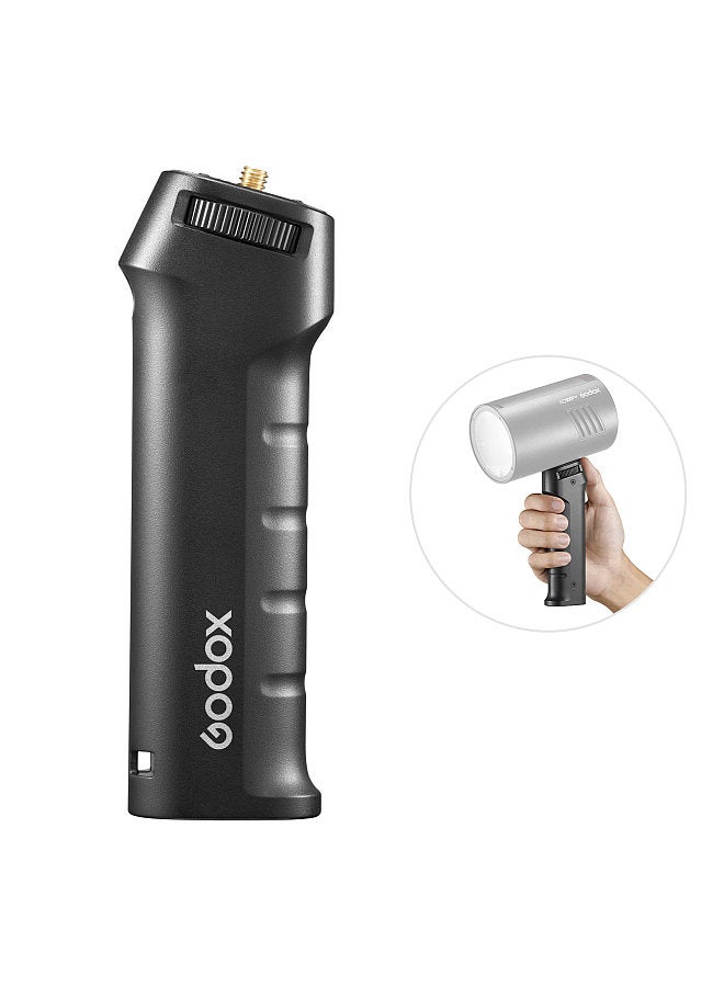 FG-100 Flash Grip Camera Speedlite Hand Grip Flash Handle with 1/4inch Screw Compatible with AD100pro AD200pro AD300pro and Other Flash LED Light with 1/4inch Threaded Hole