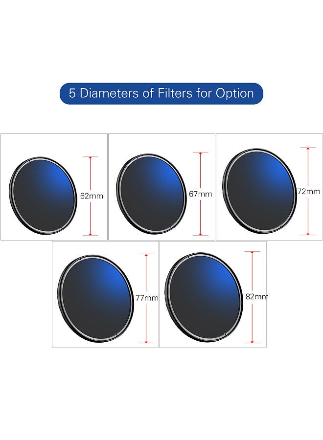 82mm Ultra Slim CPL Filter Optics Multi Coated MC Circular Polarizering Polarized Filter for DSLR Camera Lens