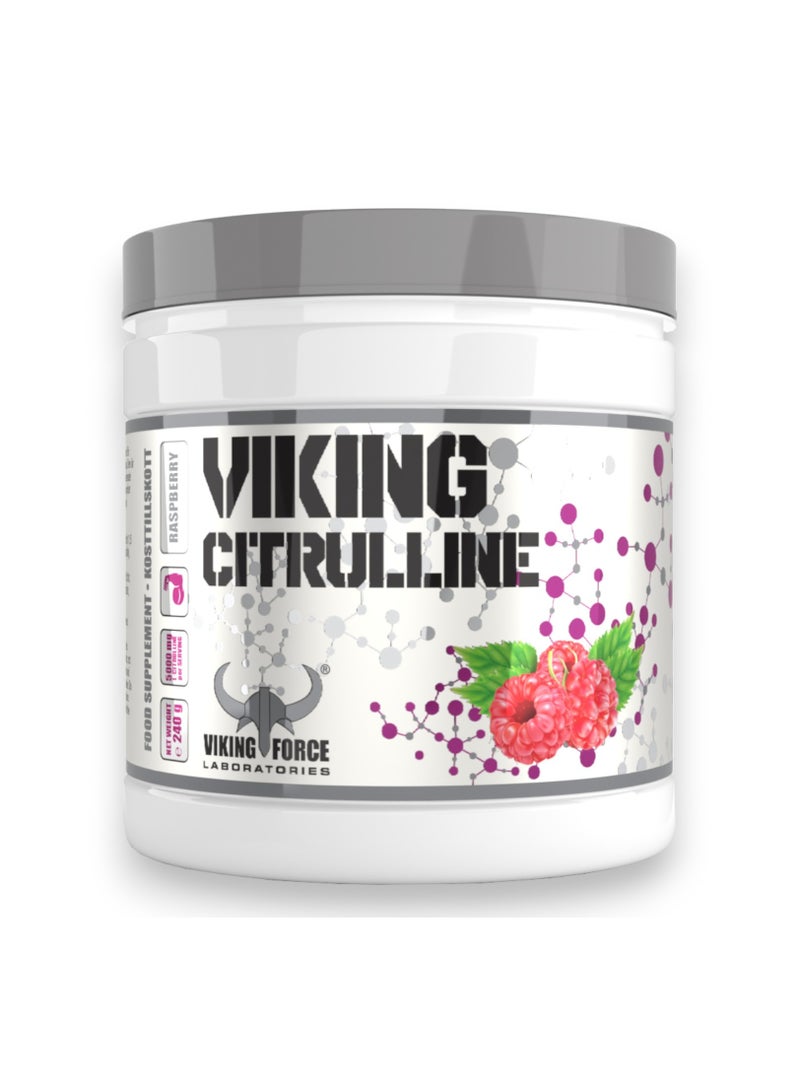 Citrulline, Raspberry Flavour, 240gm, 40 Servings