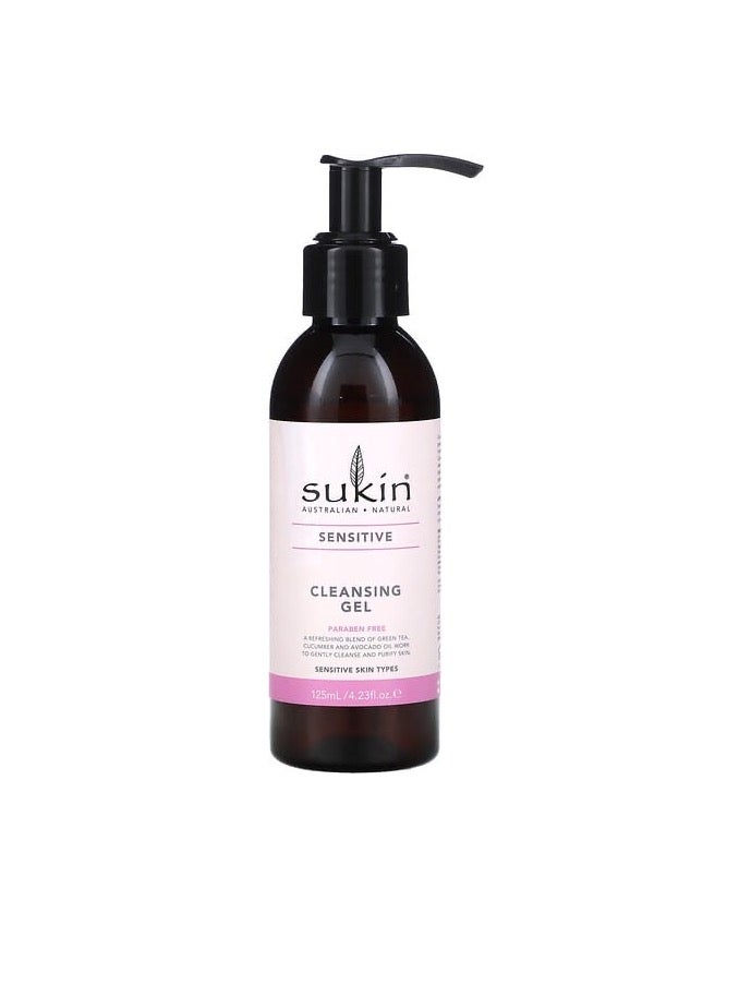 Sukin Sensitive Skin Cleansing Gel, 125ml