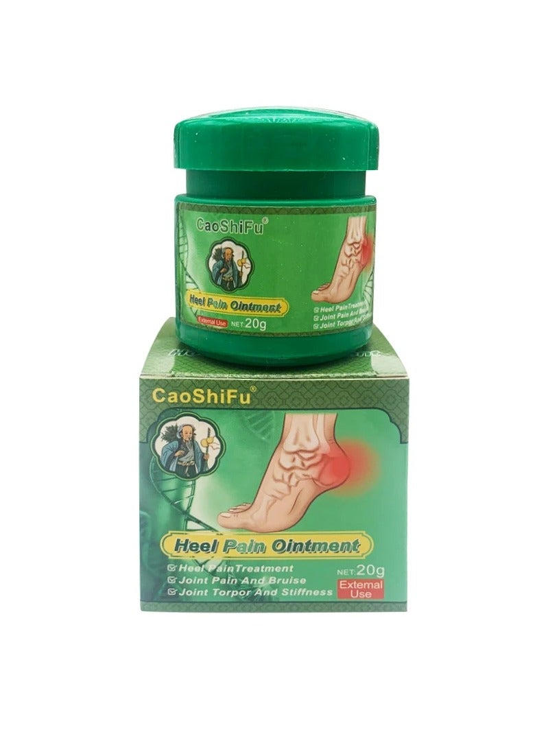 Foot Pain Relief Cream, Herbal Medicine Heel Pain Ointment, Strong Efficient Relieving Analgesics Ointment, Neuralgia Acid Muscle Pain Cream For Foot Joint Pain Discomfort, Foot Numbness, Soreness