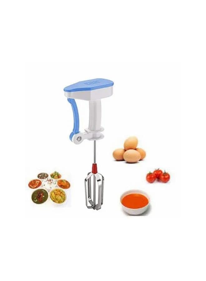 Hand-Cranked Power-Free Blender And Mixer For Easy Food Preparation