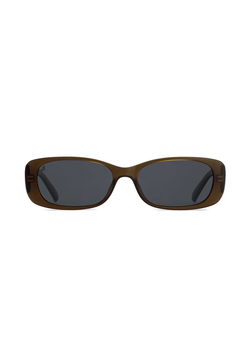 Unisex Polarized Rectangular Sunglasses VC S16342