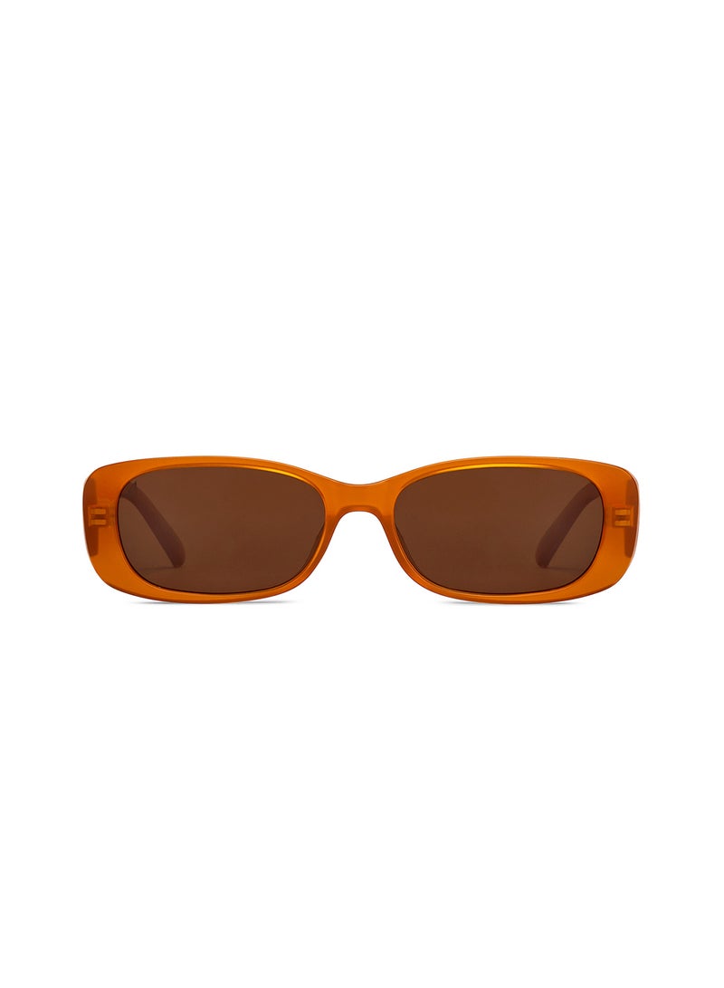 Unisex Polarized Rectangular Sunglasses VC S16342