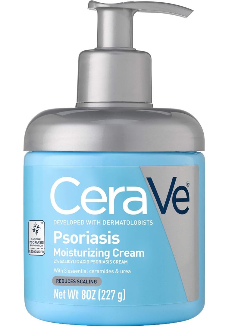 CeraVe Moisturizing Cream For Psoriasis Treatment, 8 Oz, 8 Ounce (Pack of 1)